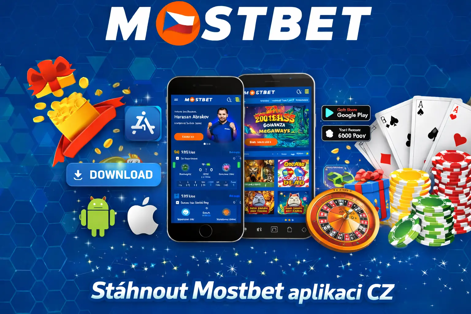 Stáhnout Mostbet aplikaci CZ a začít sázet mobilem