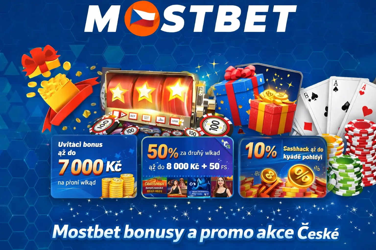 Mostbet bonusy a promo akce