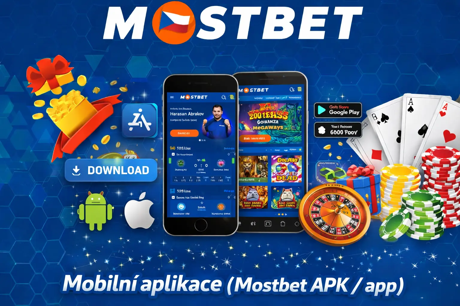 Mobilní aplikace (Mostbet APK / app)