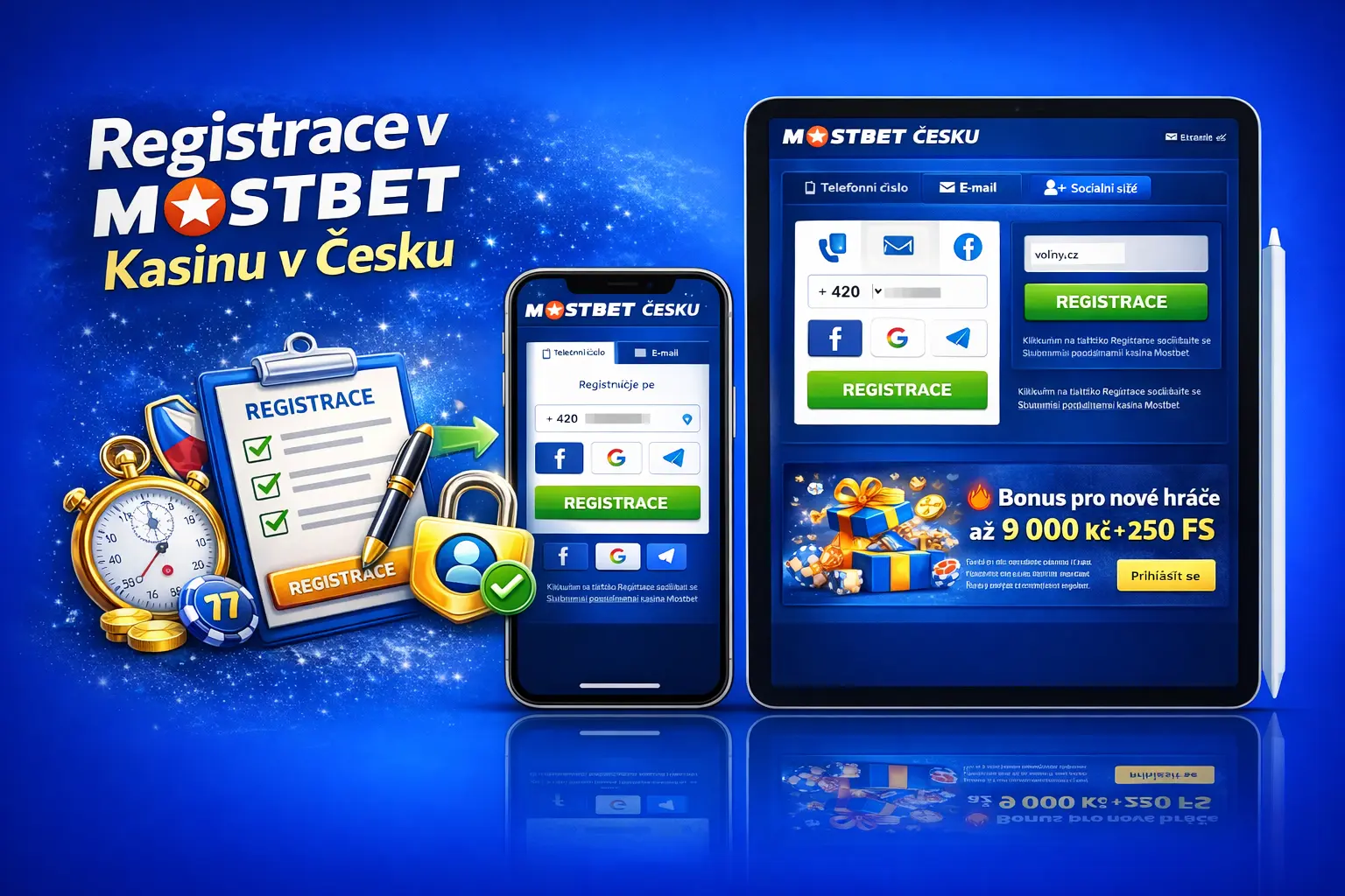 Registrace v Mostbet Kasinu v Česku – Vytvoření Účtu Krok za Krokem